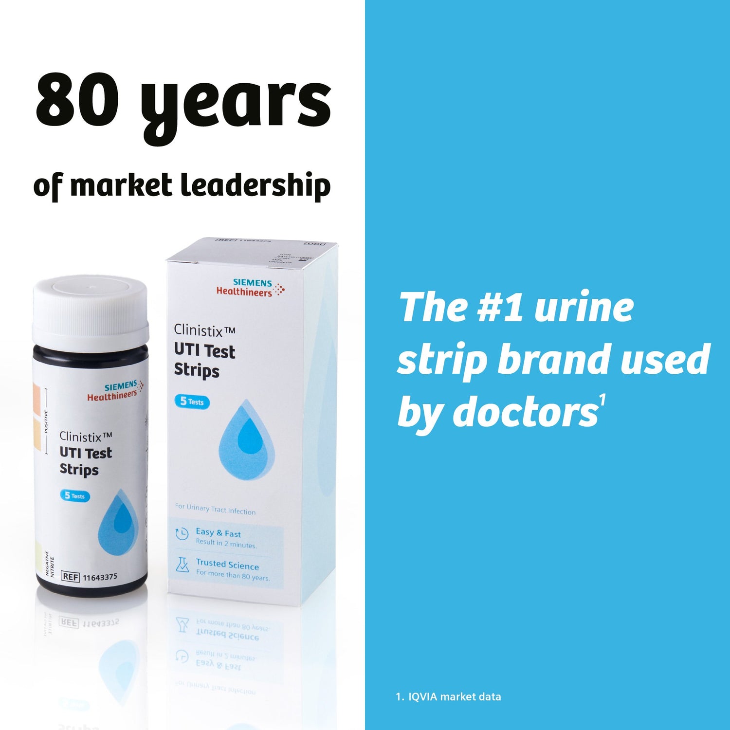 Urinalysis Test Kit Clinistix™ Urinary Tract Infection Detection 5 Tests per Kit CLIA Waived - BeHope