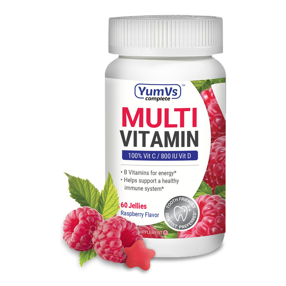 Multivitamin Supplement YumV's™ Gummy 60 per Bottle - BeHope