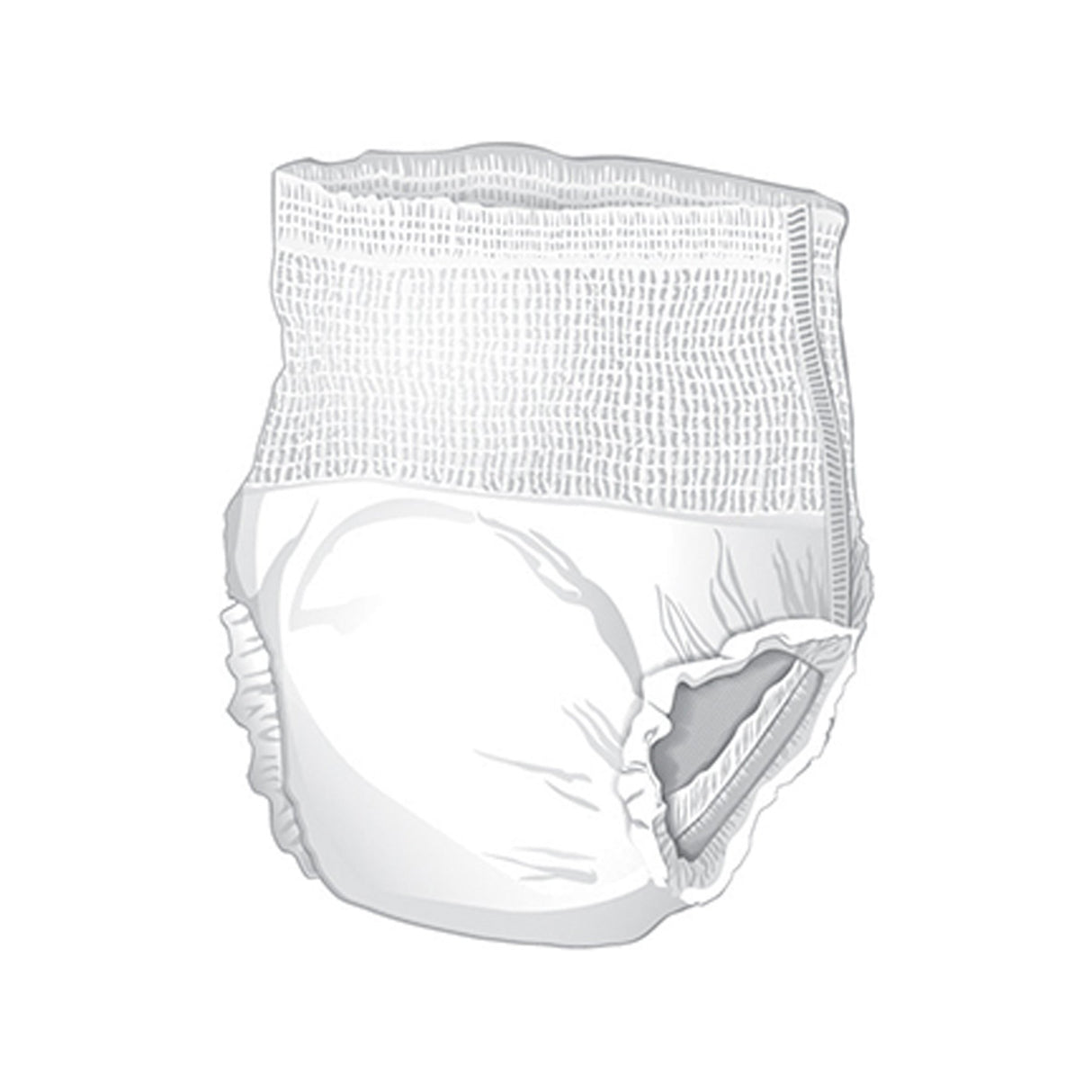 Unisex Adult Absorbent Underwear McKesson Pull On with Tear Away Seams Large Disposable Heavy Absorbency - BeHope