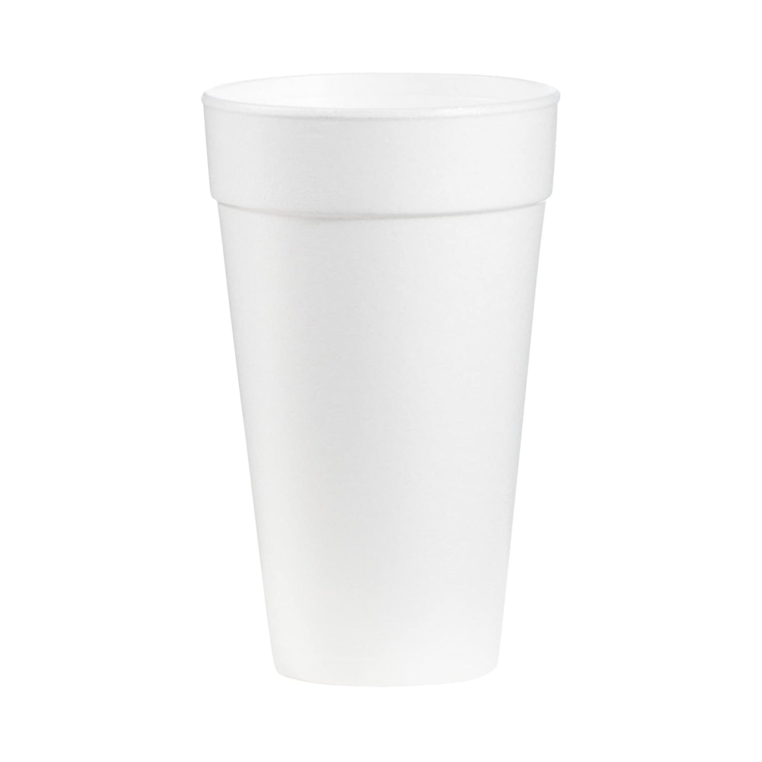 Insulated Drinking Cup WinCup® 20 oz. White Styrofoam Disposable - BeHope