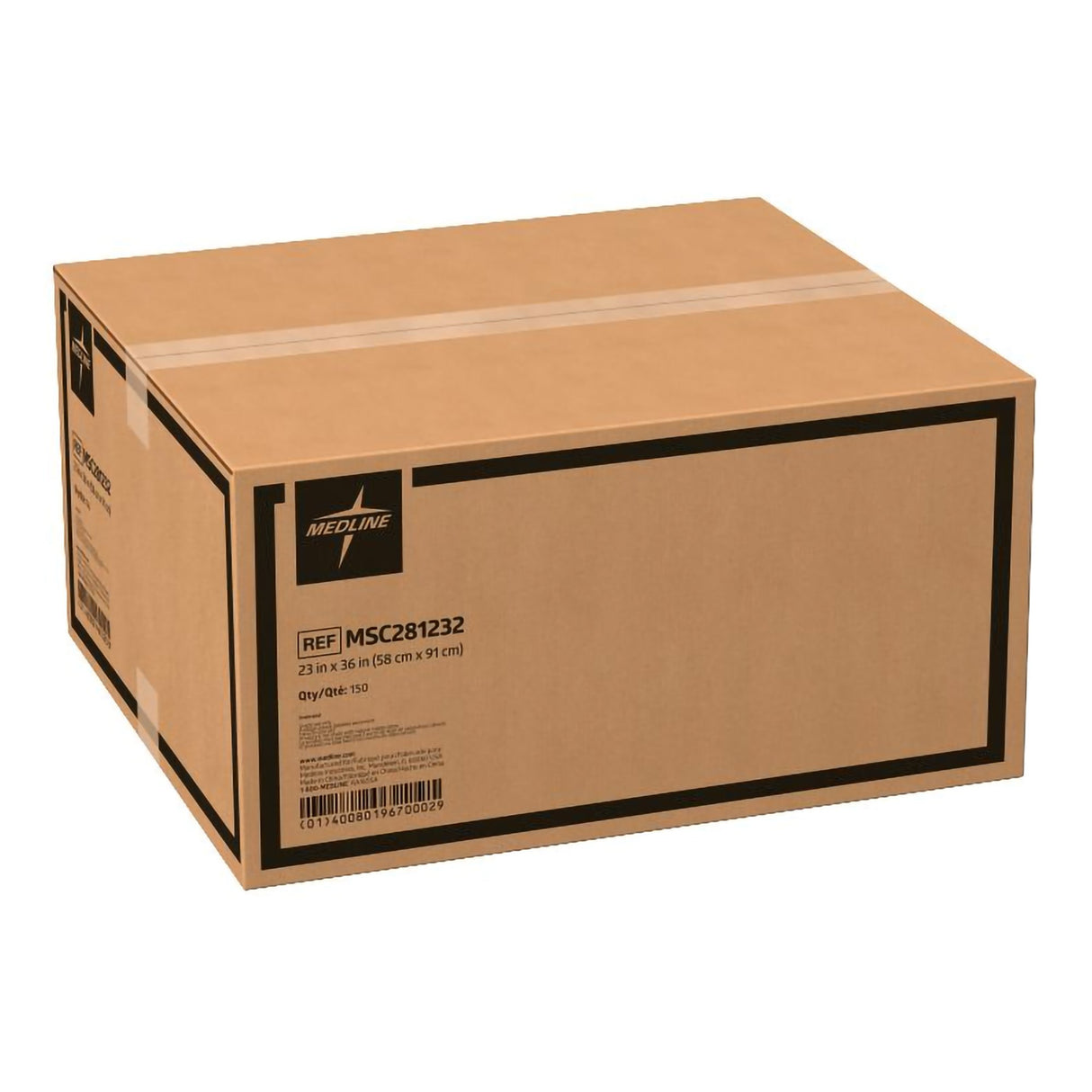 Disposable Underpad Protection Plus® 23 X 36 Inch Fluff / Polymer Light Absorbency - BeHope