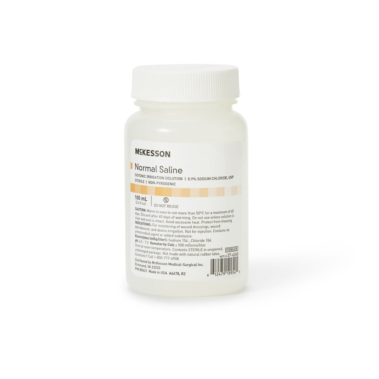 McKesson OTC Sterile Normal Saline Irrigation Solution Not For Injection - BeHope