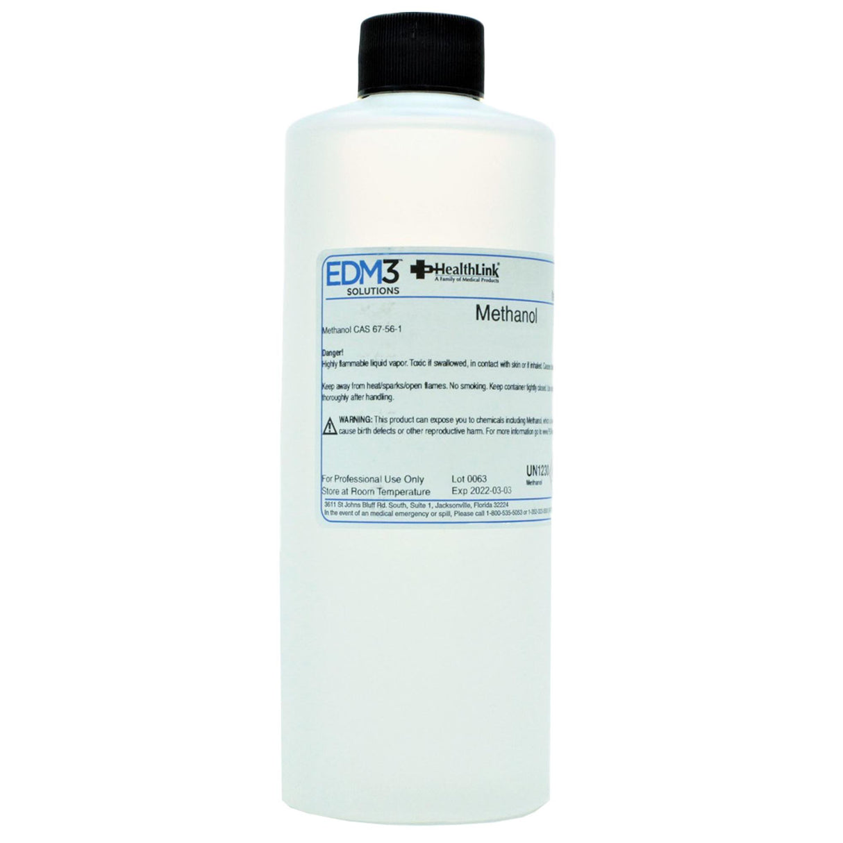 Chemistry Reagent Methanol ACS Grade 100% 16 oz. - BeHope