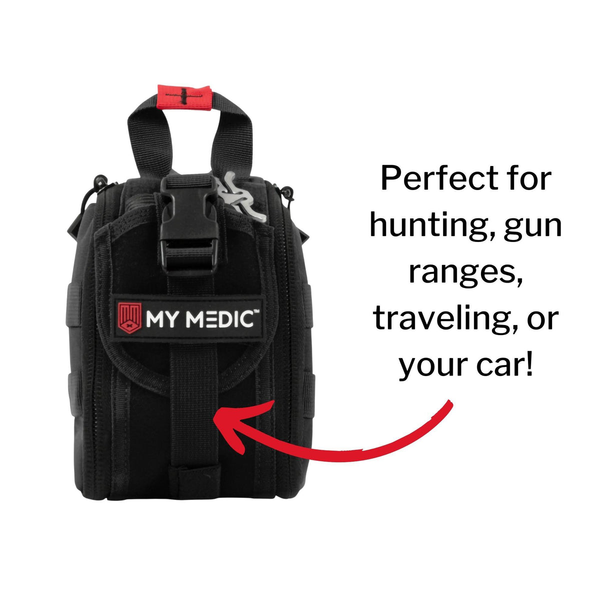 Trauma First Aid Kit My Medic TFAK Black Nylon Bag - BeHope