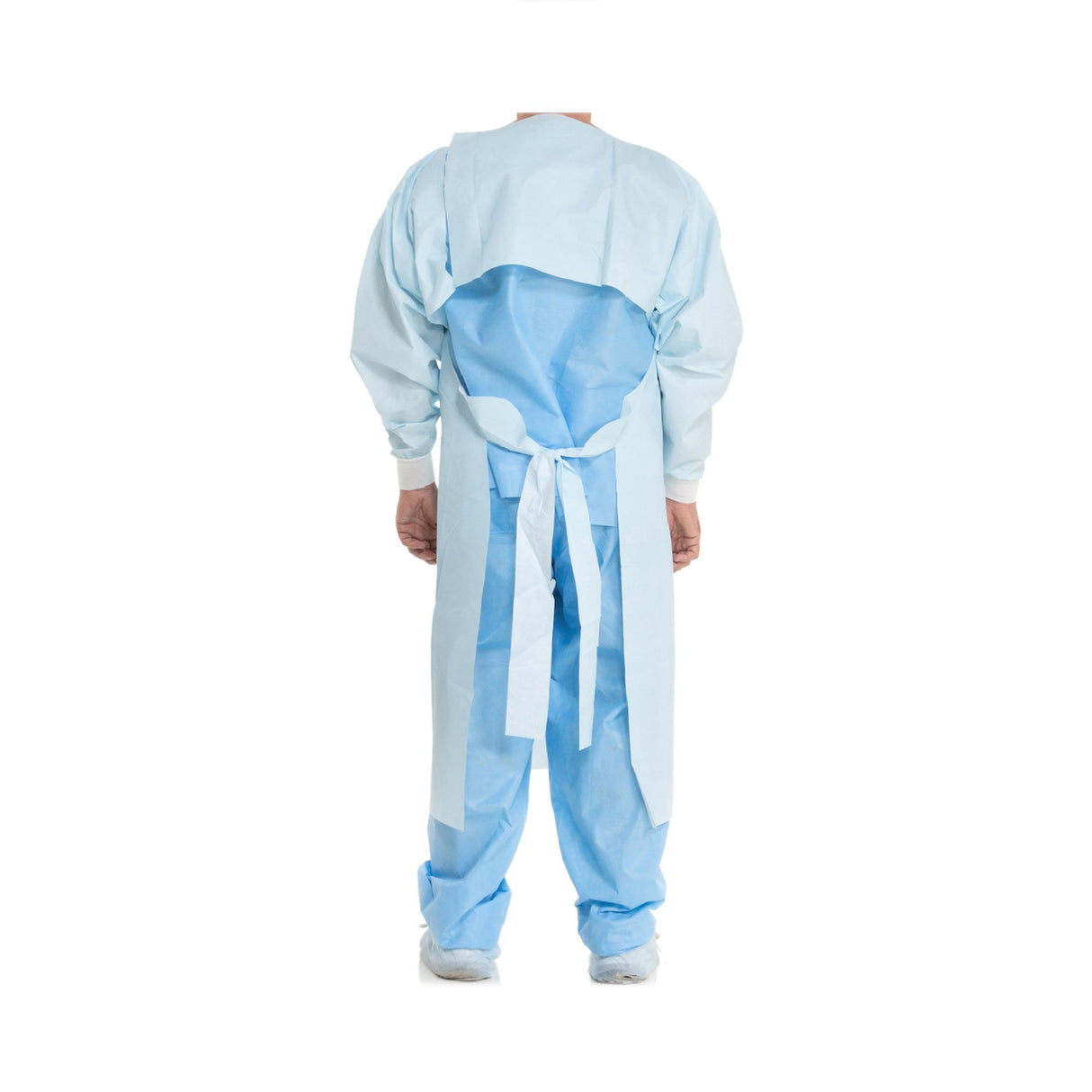 Chemotherapy Procedure Gown One Size Fits Most Blue NonSterile ASTM F739-12 Disposable - BeHope