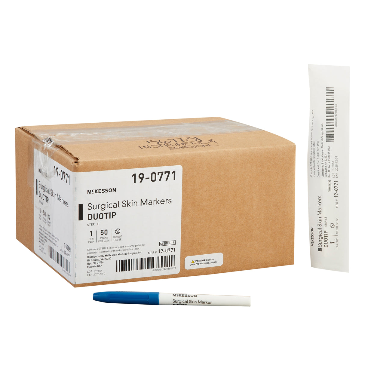 Skin Marker McKesson Sterile Prep-resistant Gentian Violet Ink Regular Tip - BeHope
