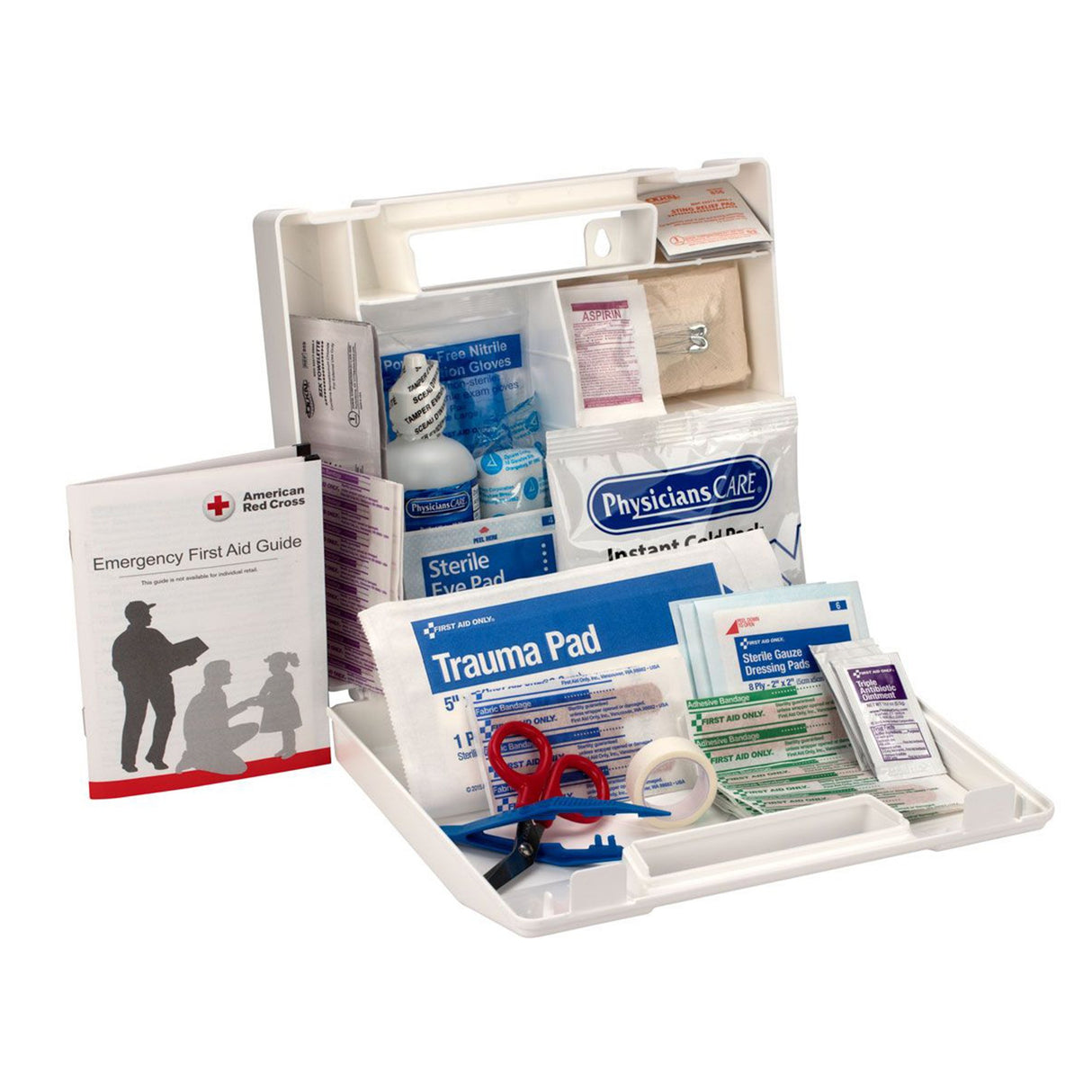 First Aid Kit First Aid Only® 25 Person Plastic Case - BeHope
