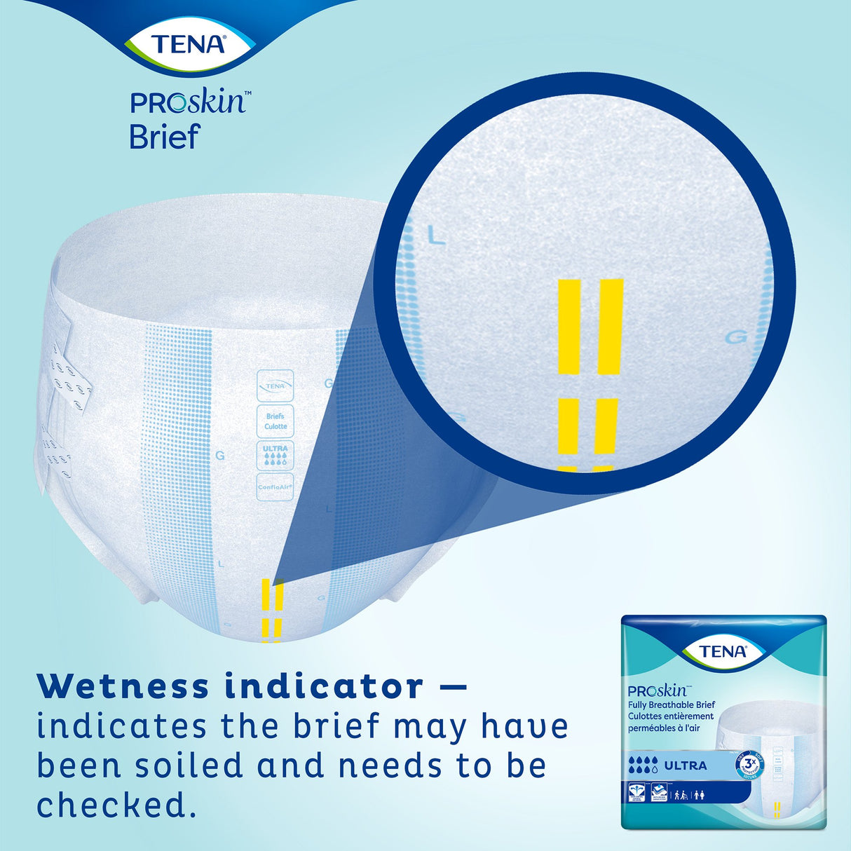 Unisex Adult Incontinence Brief TENA ProSkin™ Ultra X-Large Disposable Heavy Absorbency - BeHope