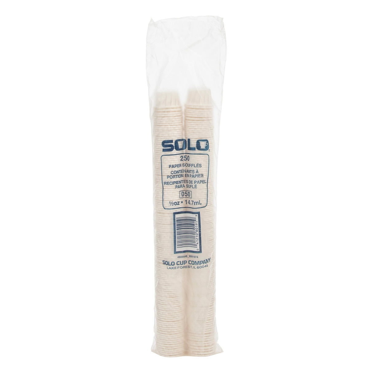 Souffle Cup Solo® 0.5 oz. White Paper Disposable - BeHope