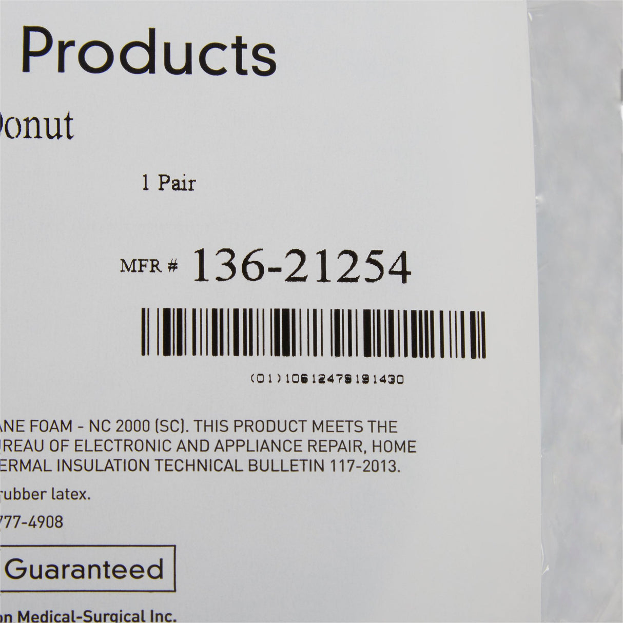 Head Positioner Donut McKesson 9 Inch Diameter Foam Freestanding - BeHope