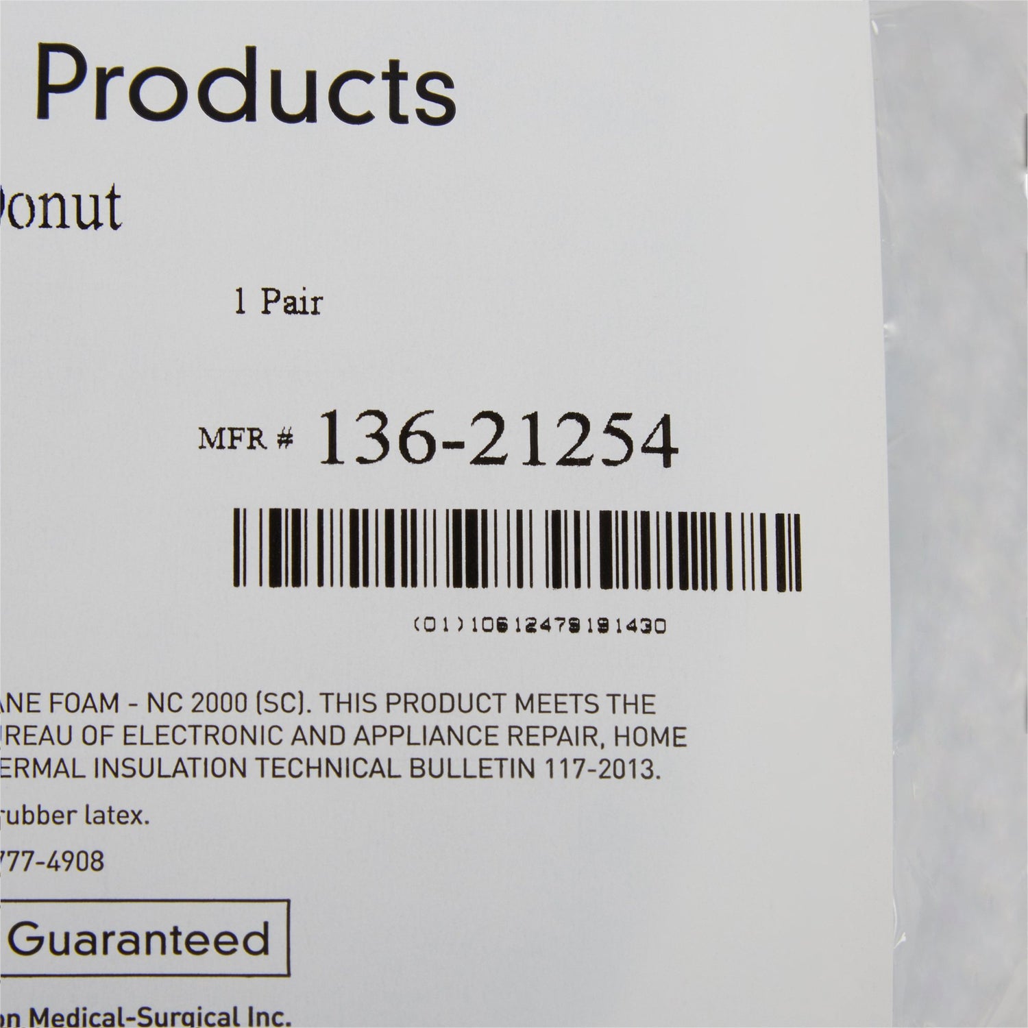 Head Positioner Donut McKesson 9 Inch Diameter Foam Freestanding - BeHope