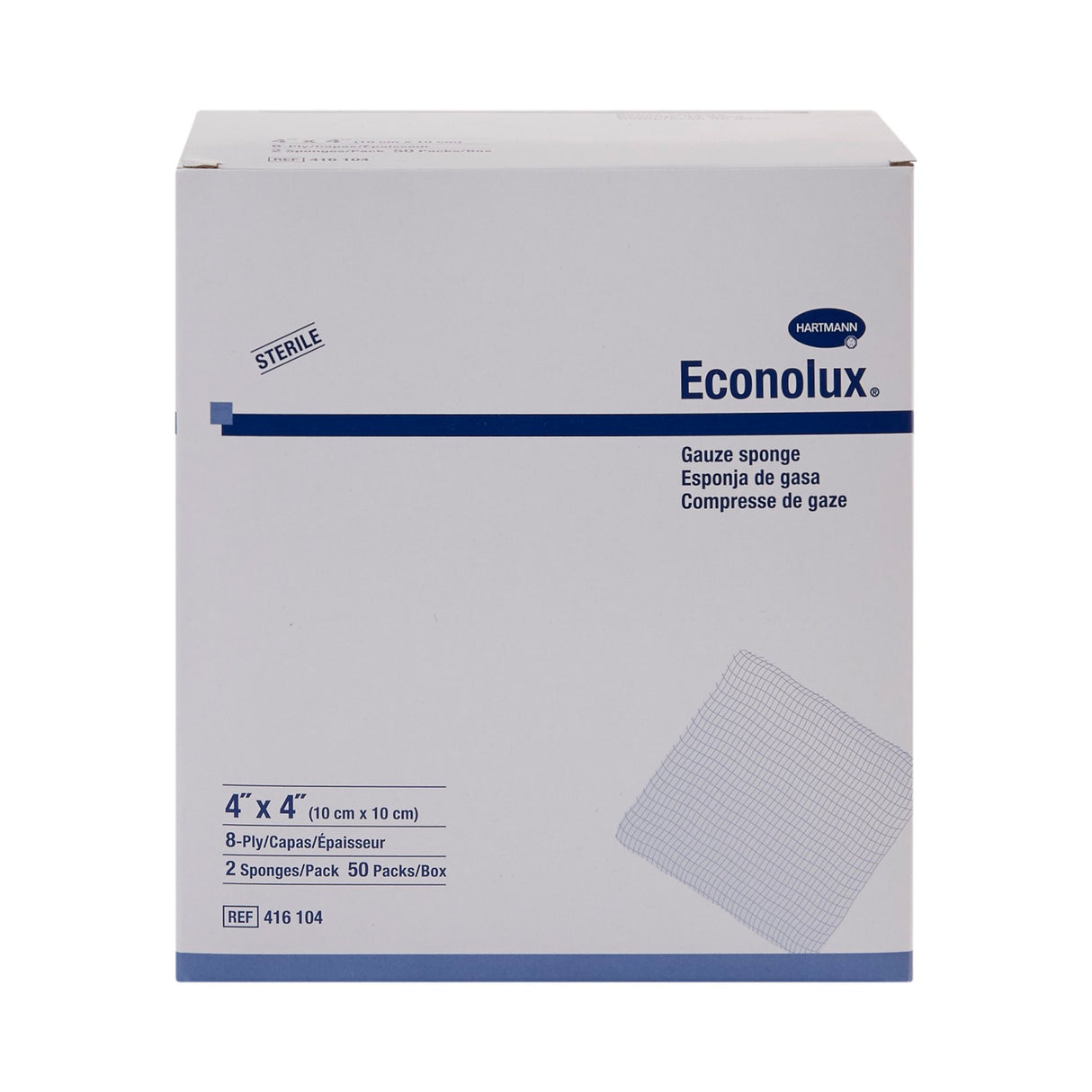 Gauze Sponge Econolux® Sterile for Optimal Wound Care - BeHope