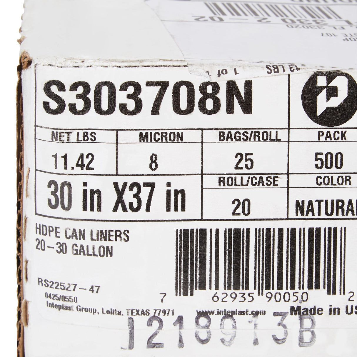 Trash Bag McKesson 30 gal. Clear HDPE 8 Mic. 30 X 37 Inch Star Seal Bottom Coreless Roll - BeHope