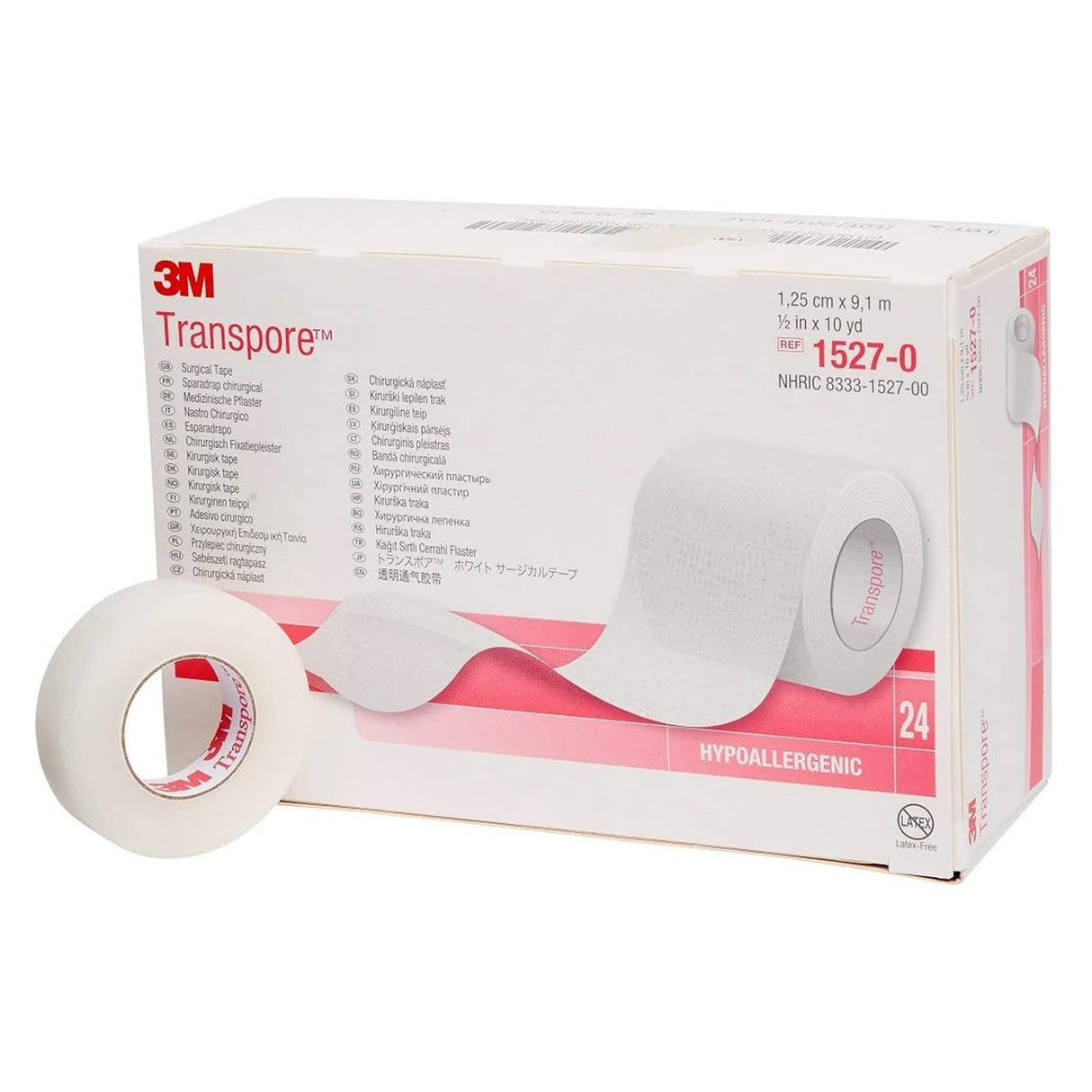 Medical Tape 3m™ Transpore™ Perforated Transparent Plastic Nonsterile - BeHope