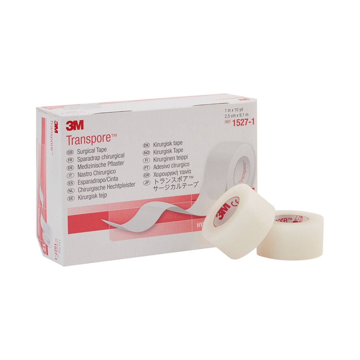 Medical Tape 3m™ Transpore™ Perforated Transparent Plastic Nonsterile - BeHope