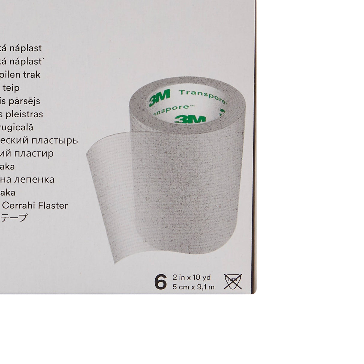 Medical Tape 3m™ Transpore™ Perforated Transparent Plastic Nonsterile - BeHope