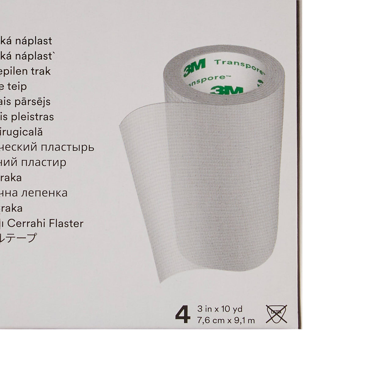 Medical Tape 3m™ Transpore™ Perforated Transparent Plastic Nonsterile - BeHope