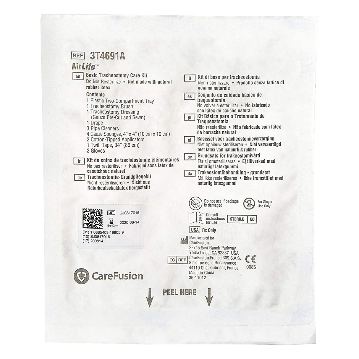 Tracheostomy Care Kit AirLife™ - BeHope