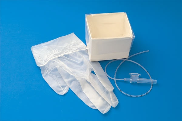 Suction Catheter Kit Tri-Flo® Cath-N-Glove® 12 Fr. Beveled Tip - BeHope