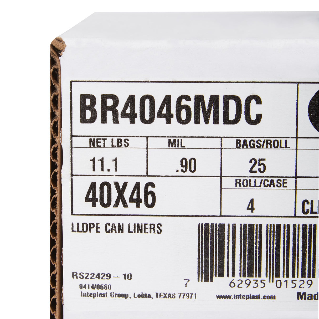 Trash Bag McKesson 45 gal. Clear LLDPE 0.90 mil 40 X 46 Inch Star Seal Bottom Coreless Roll - BeHope