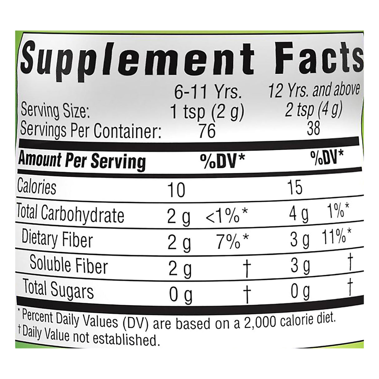 Oral Supplement Benefiber Unflavored Powder 5.4 oz. Bottle - BeHope