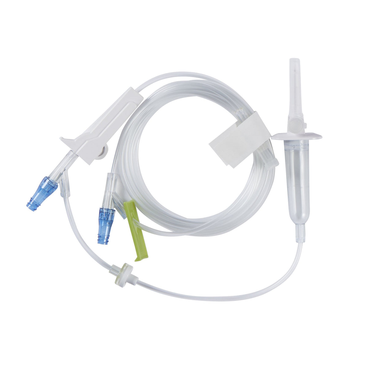 Primary IV Administration Set LifeShield® Gravity 2 Ports 15 Drops / mL Drip Rate Without Filter 100 Inch Tubing Solution Without Flow Regulator - BeHope