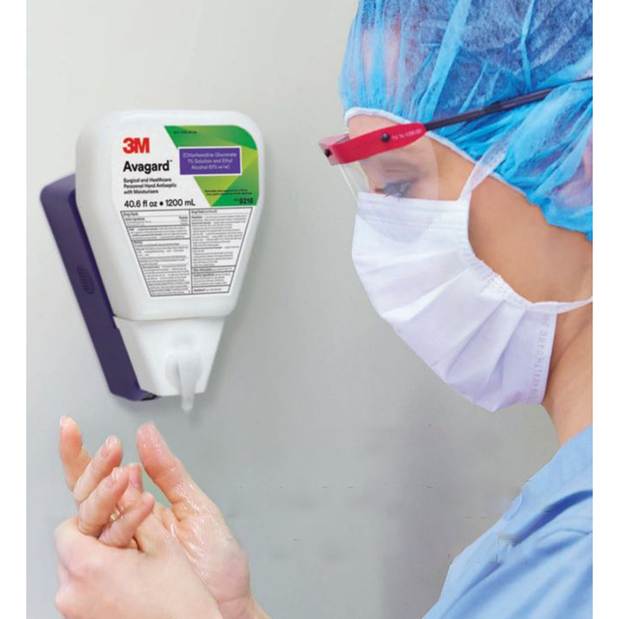 Waterless Surgical Scrub 3M™ Avagard™ 16 oz. Dispenser Refill Bottle 1% / 61% Strength CHG (Chlorhexidine Gluconate) / Ethyl Alcohol NonSterile - BeHope