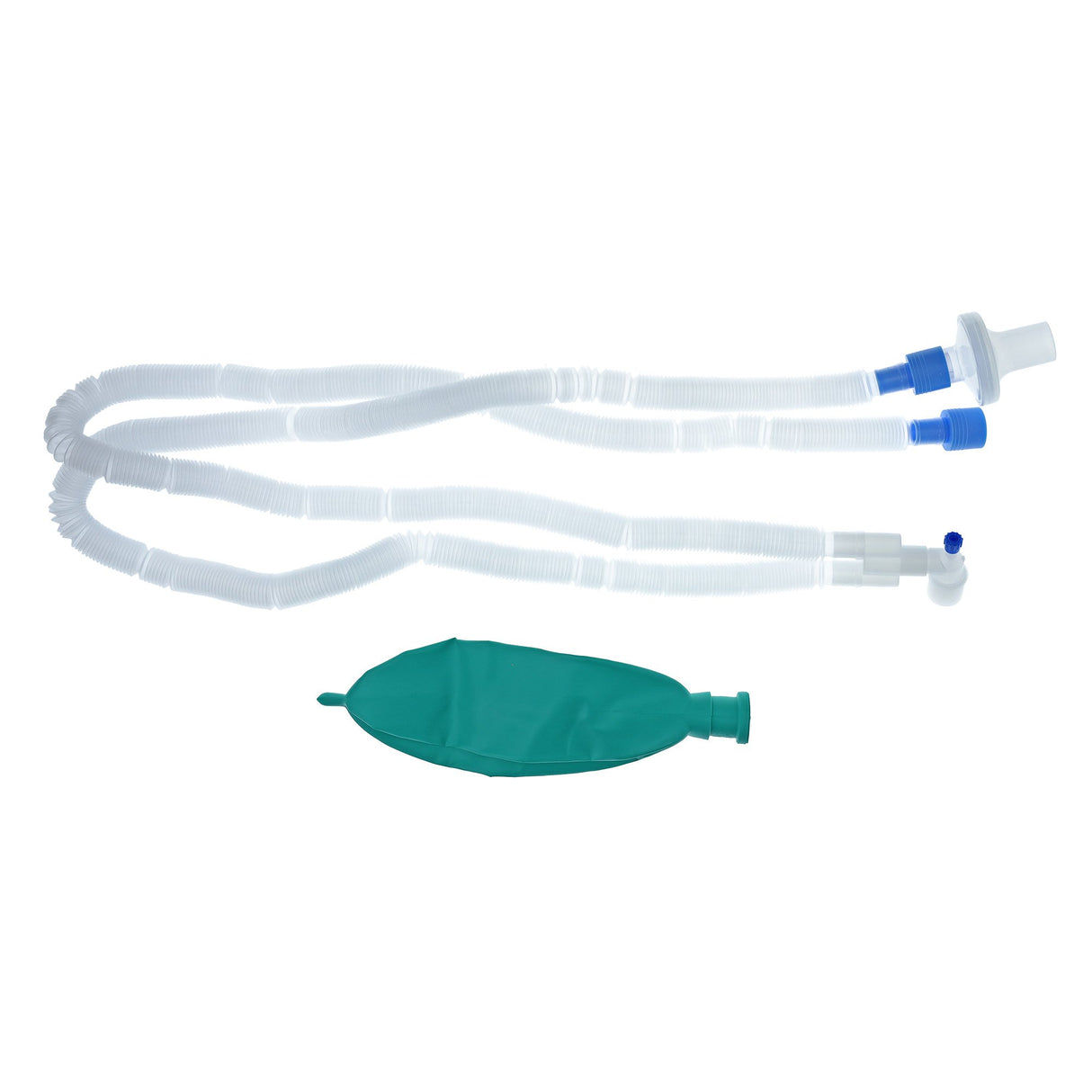 Vital Signs® Anesthesia Breathing Circuit Corrugated Tube 108 Inch Tube Dual Limb Pediatric 1 Liter Bag Single Patient Use - BeHope