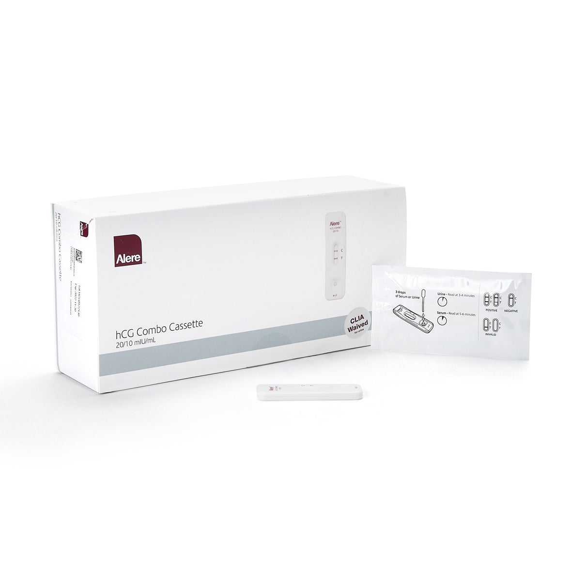 Reproductive Health Test Kit Alere™ hCG Pregnancy Test Combo 40 Tests CLIA Waived Sample Dependent - BeHope