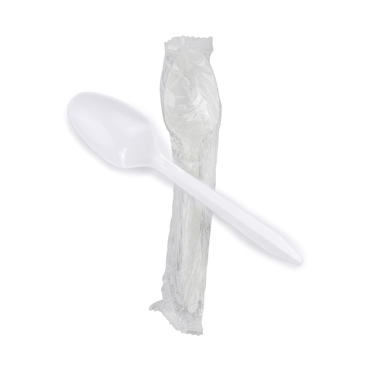 Spoon McKesson Medium Weight White Polypropylene - BeHope