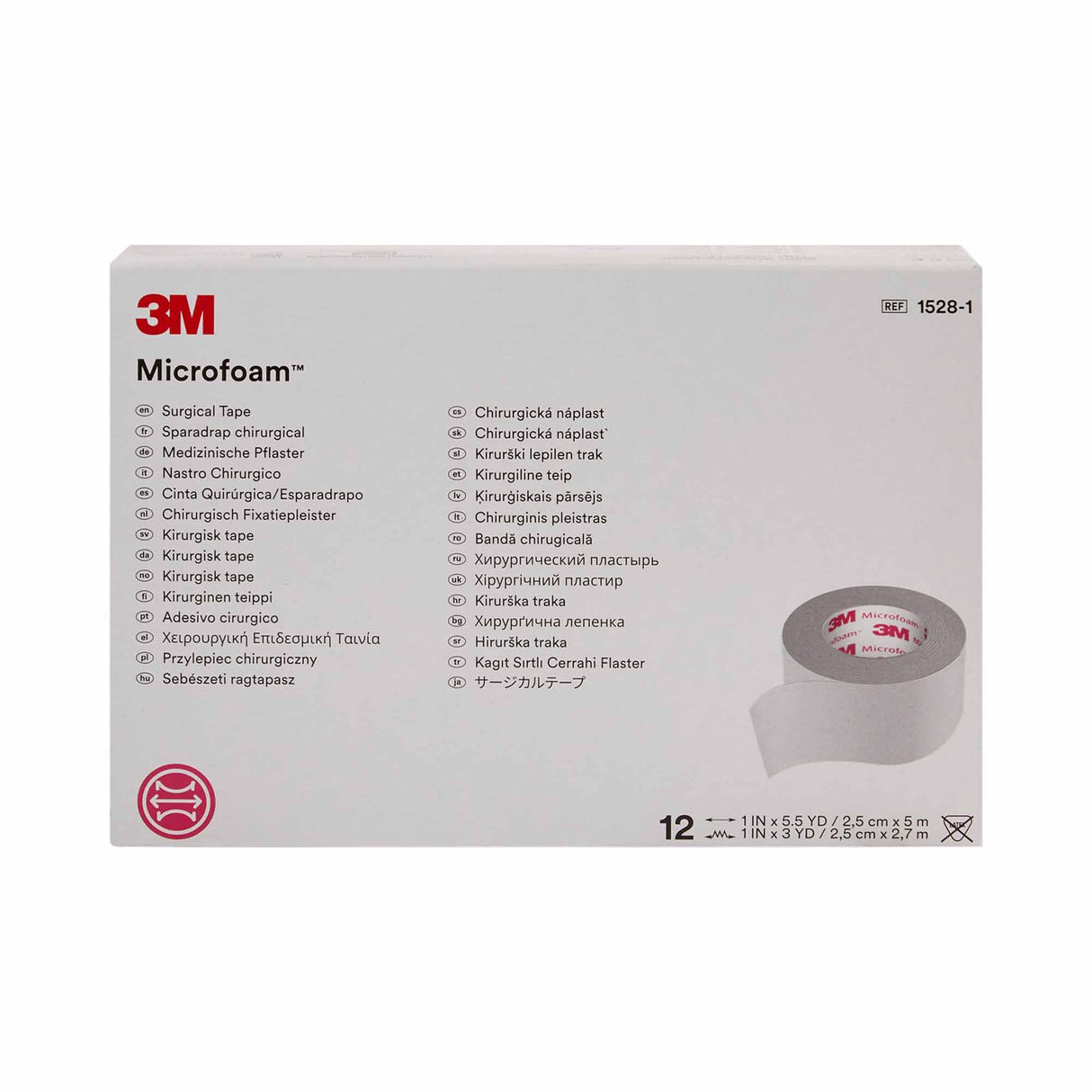 3M Microfoam Surgical Tape for Compression and Secure Dressings - BeHope