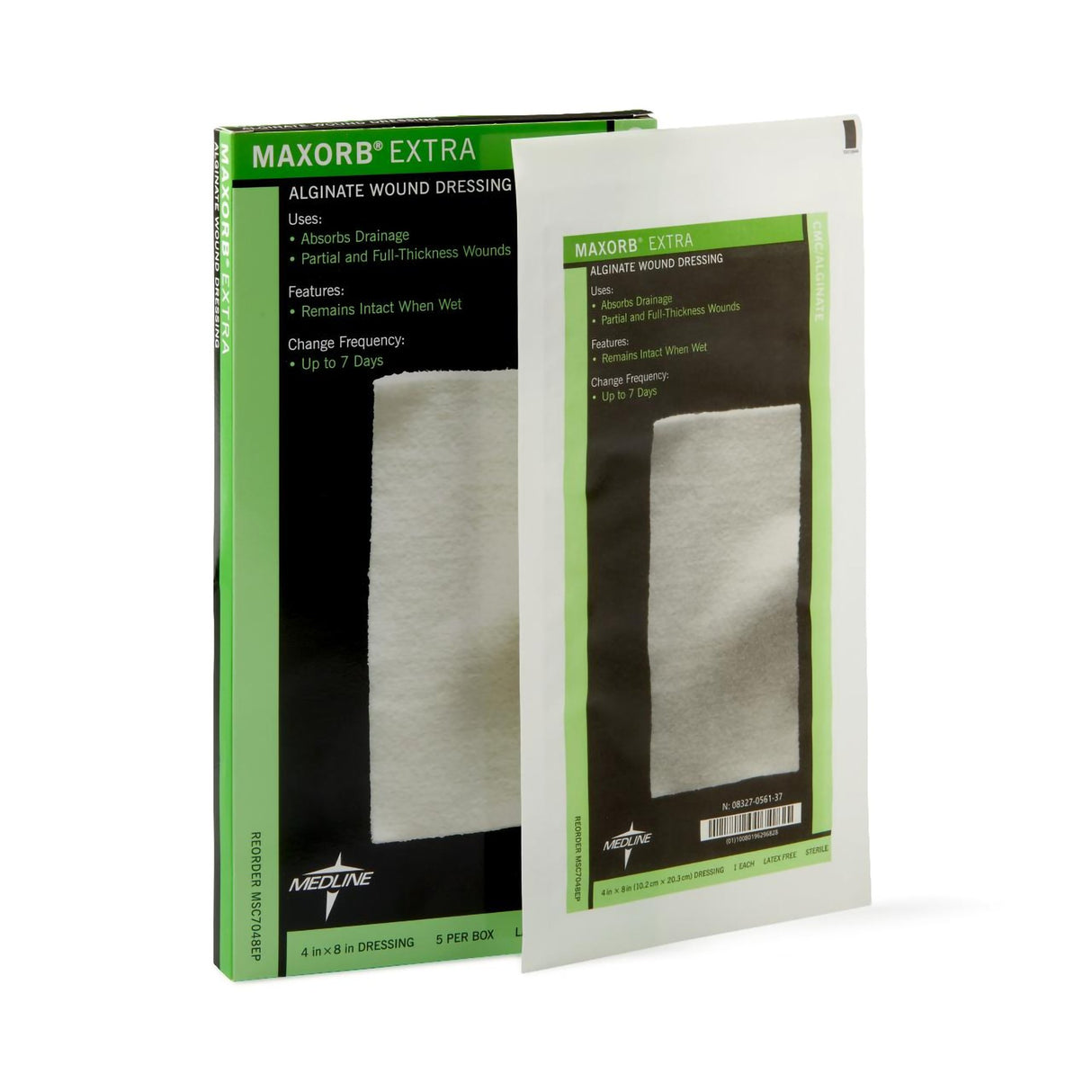 Alginate Dressing Maxorb® Extra 4 X 8 Inch Rectangle - BeHope