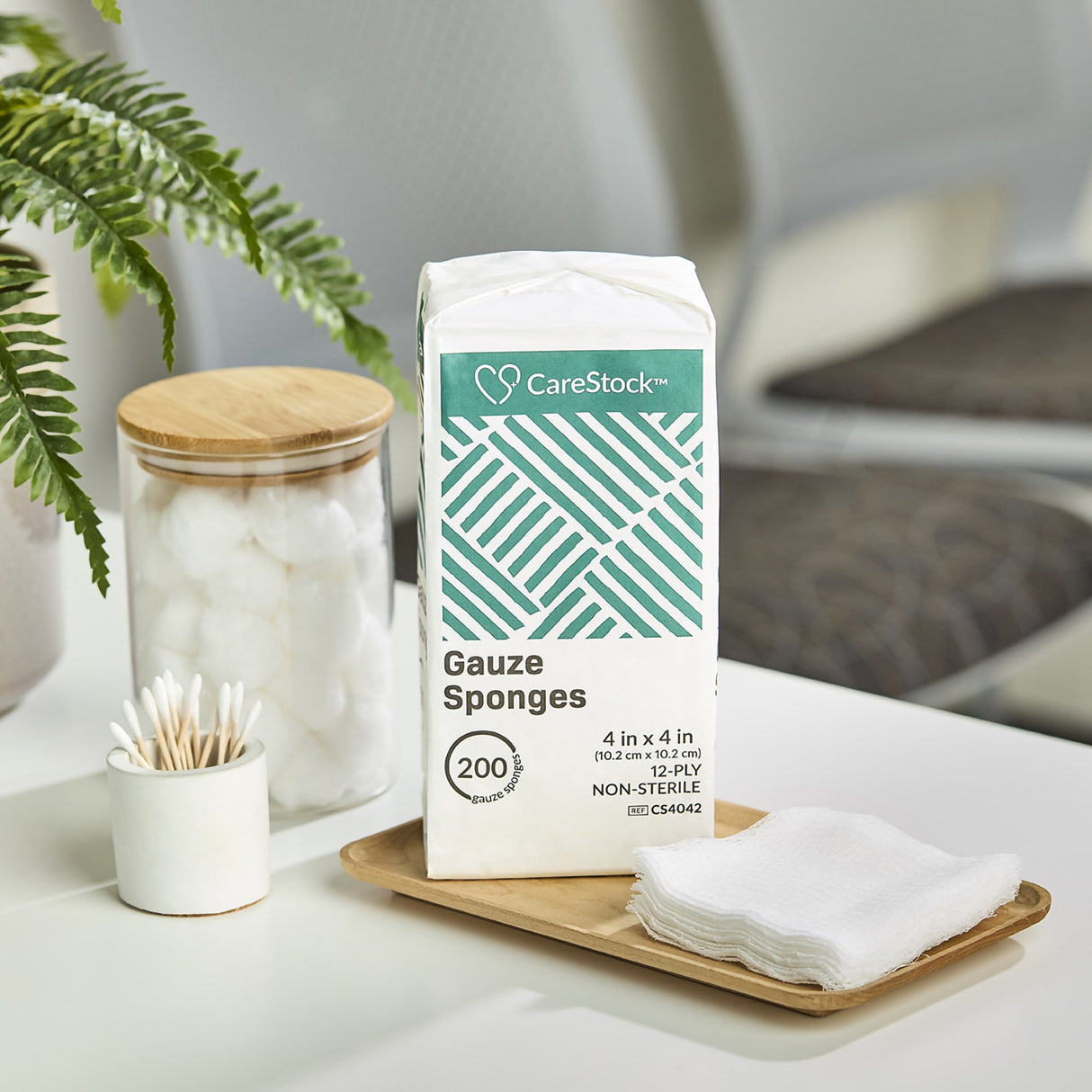Gauze Sponge CareStock 2 X 2 Inch 12-Ply NonSterile 200 per Pack - BeHope
