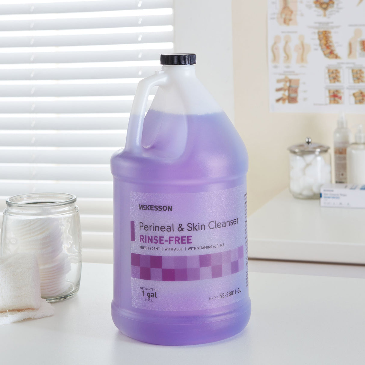 Rinse-Free Perineal Wash McKesson Liquid 1 gal. Jug Fresh Scent - BeHope