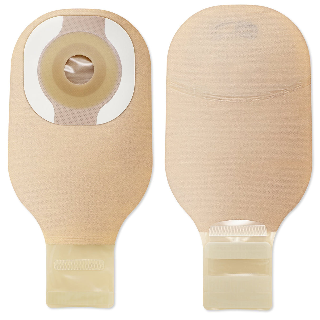 Ostomy Pouch Premier One-Piece System 12 Inch Convex, Precut 3/4 Inch Stoma Drainable - BeHope