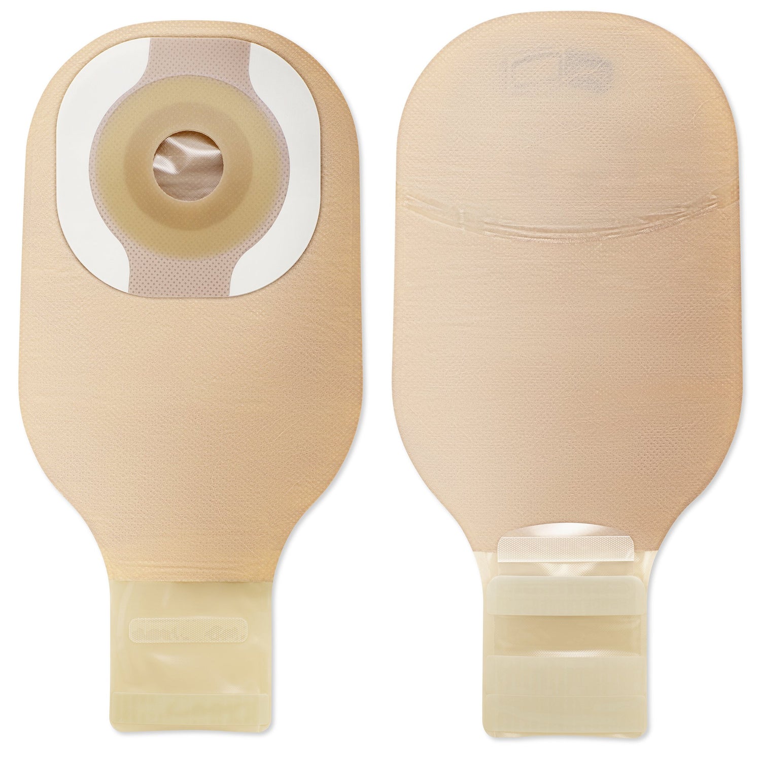 Ostomy Pouch Premier One-Piece System 12 Inch Convex, Precut 3/4 Inch Stoma Drainable - BeHope