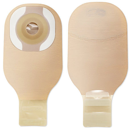 Ostomy Pouch Premier One-Piece System 12 Inch Convex, Precut 3/4 Inch Stoma Drainable - BeHope