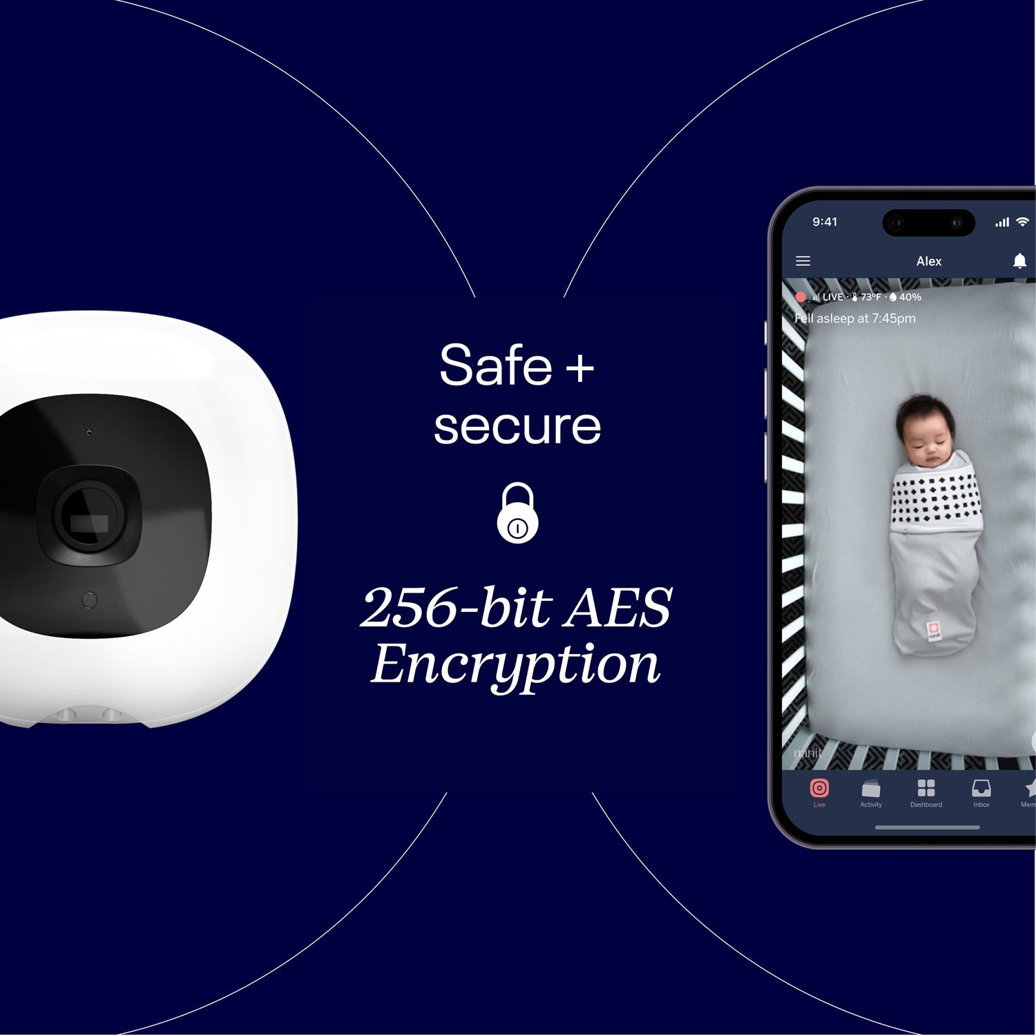 Baby Monitor with Floor Stand Nanit Pro Smart - BeHope
