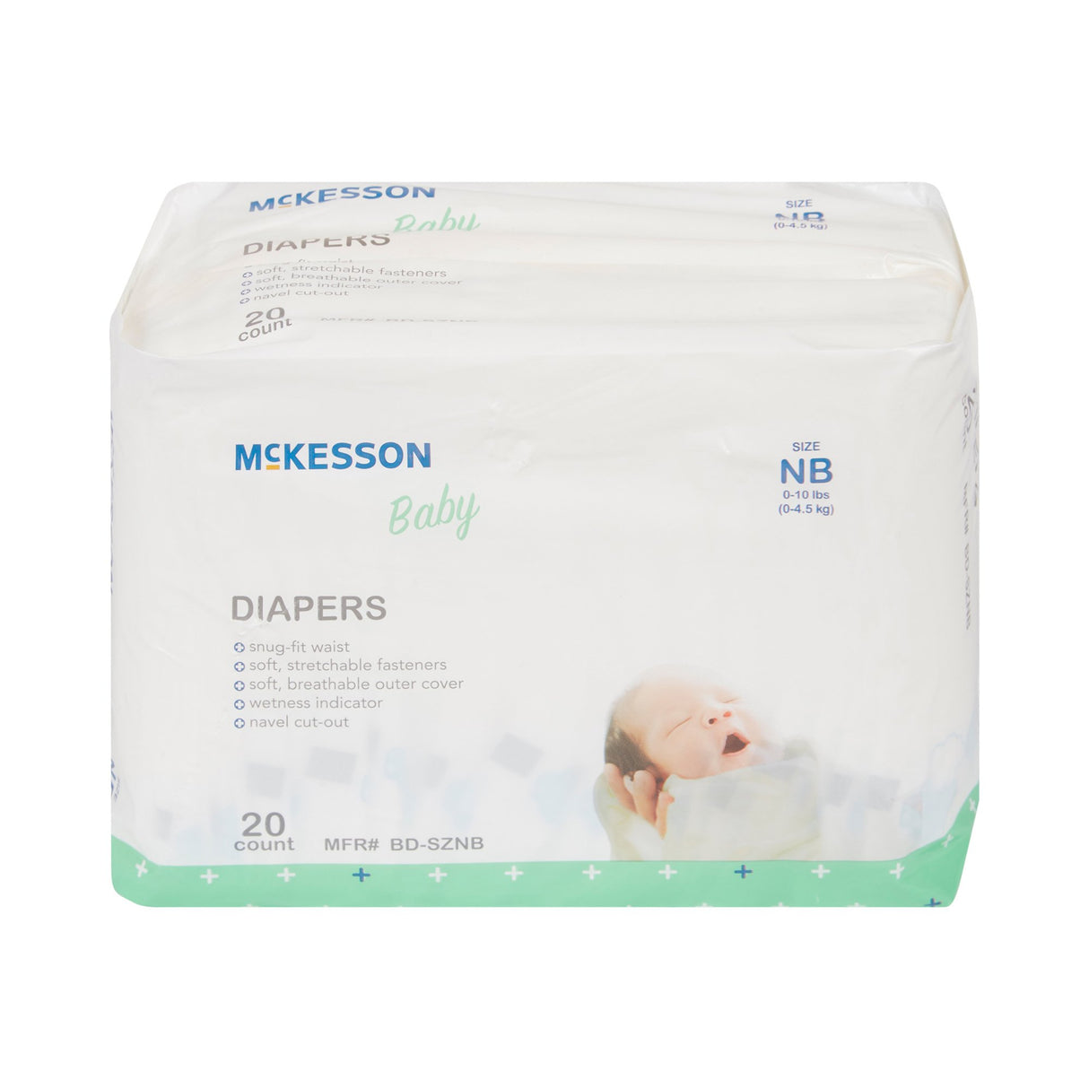 Unisex Baby Diaper McKesson Newborn Disposable Heavy Absorbency - BeHope