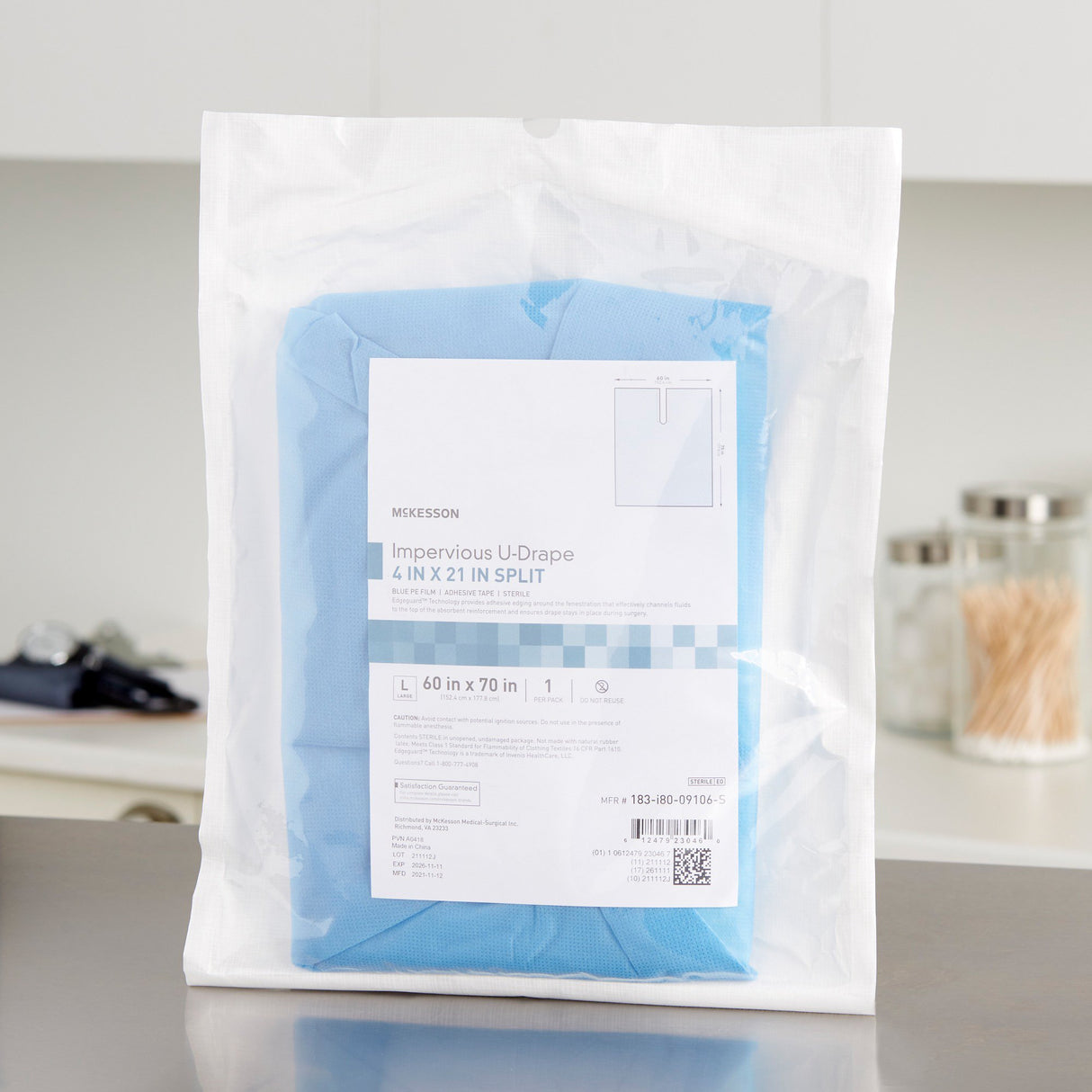 Orthopedic Drape McKesson Impervious U-Drape 60 W X 70 L Inch Sterile - BeHope