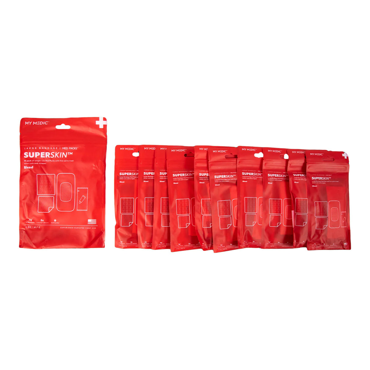 First Aid Medical Pack My Medic SUPERSKIN Large Bandage Pouch