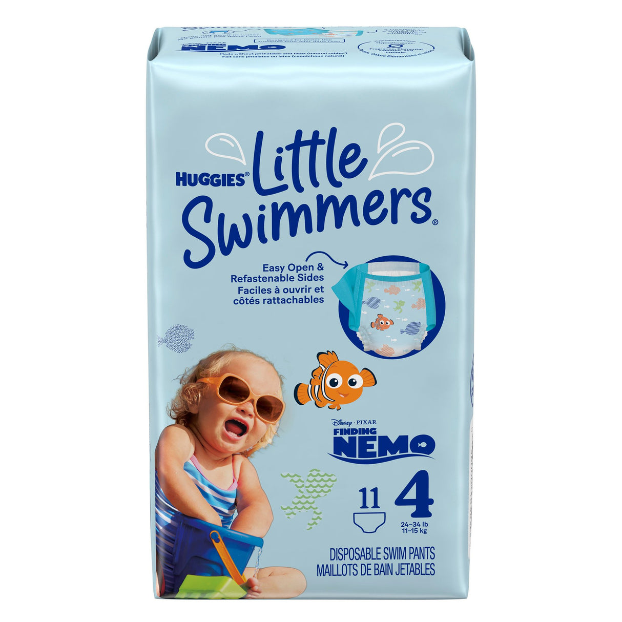 Unisex Baby Swim Diaper Huggies® Little Swimmers® Size 4 Disposable Heavy Absorbency - BeHope