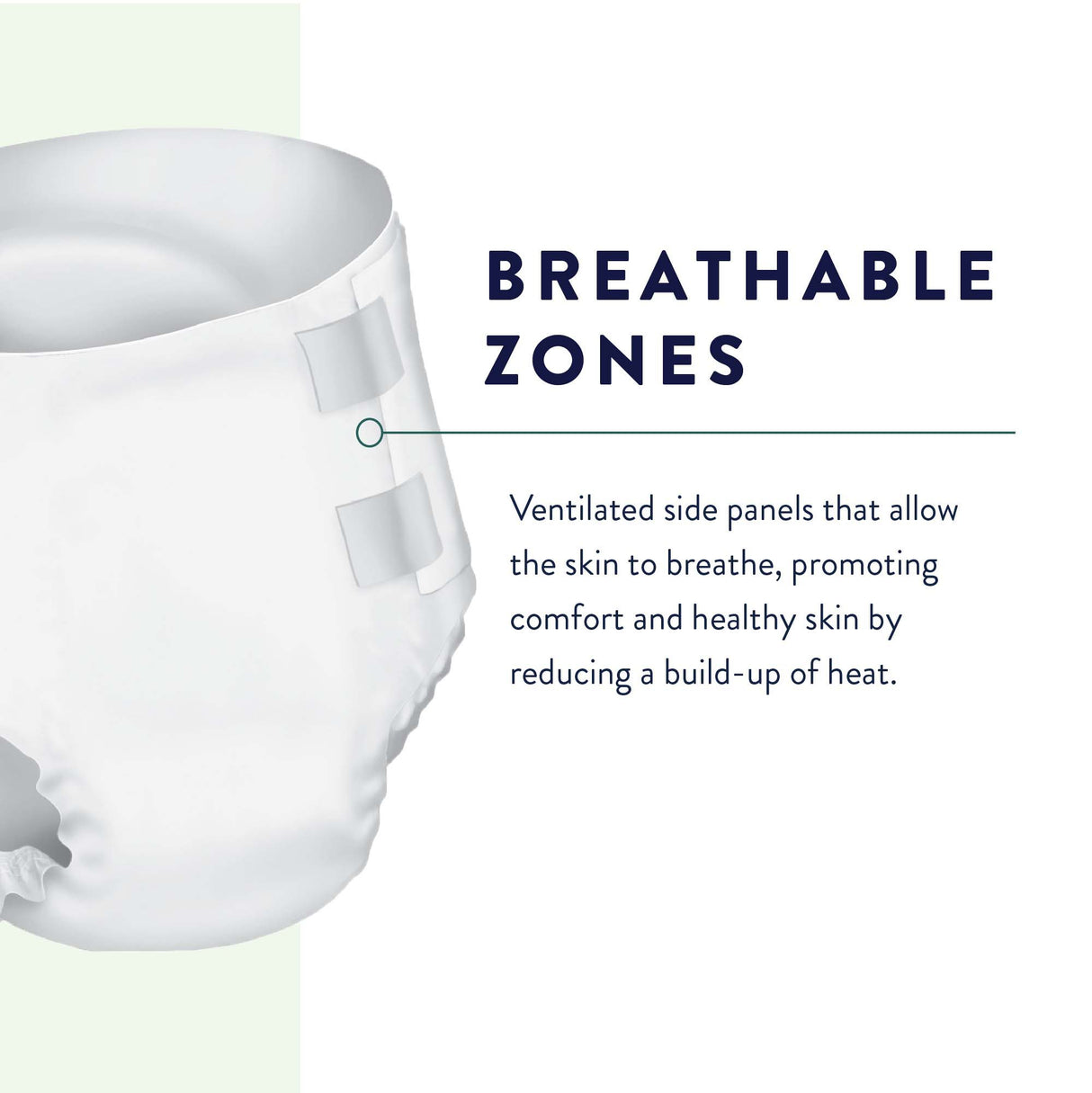 Unisex Adult Incontinence Brief Prevail® Daily Small Disposable Heavy Absorbency - BeHope