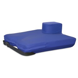 Coccyx Relief Seat Cushion with Pommel APEX CORE™ 20 W X 16 L X 3 D Inch Foam / Gel - BeHope
