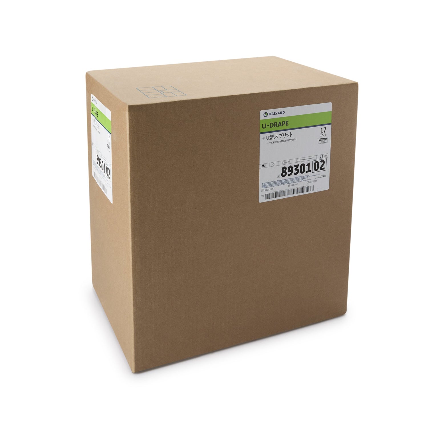 Surgical Drape U-Drape 76 W X 120 L Inch Sterile - BeHope