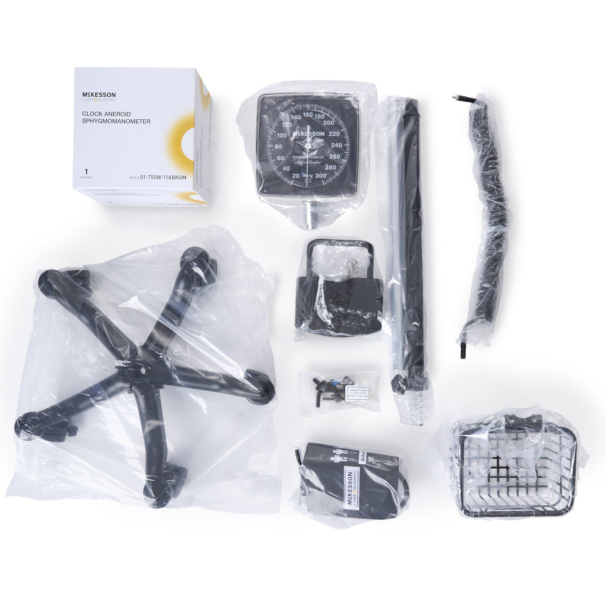 Aneroid Sphygmomanometer Unit McKesson LUMEON™ Adult Cuff Nylon Cuff 23 - 40 cm Mobile - BeHope