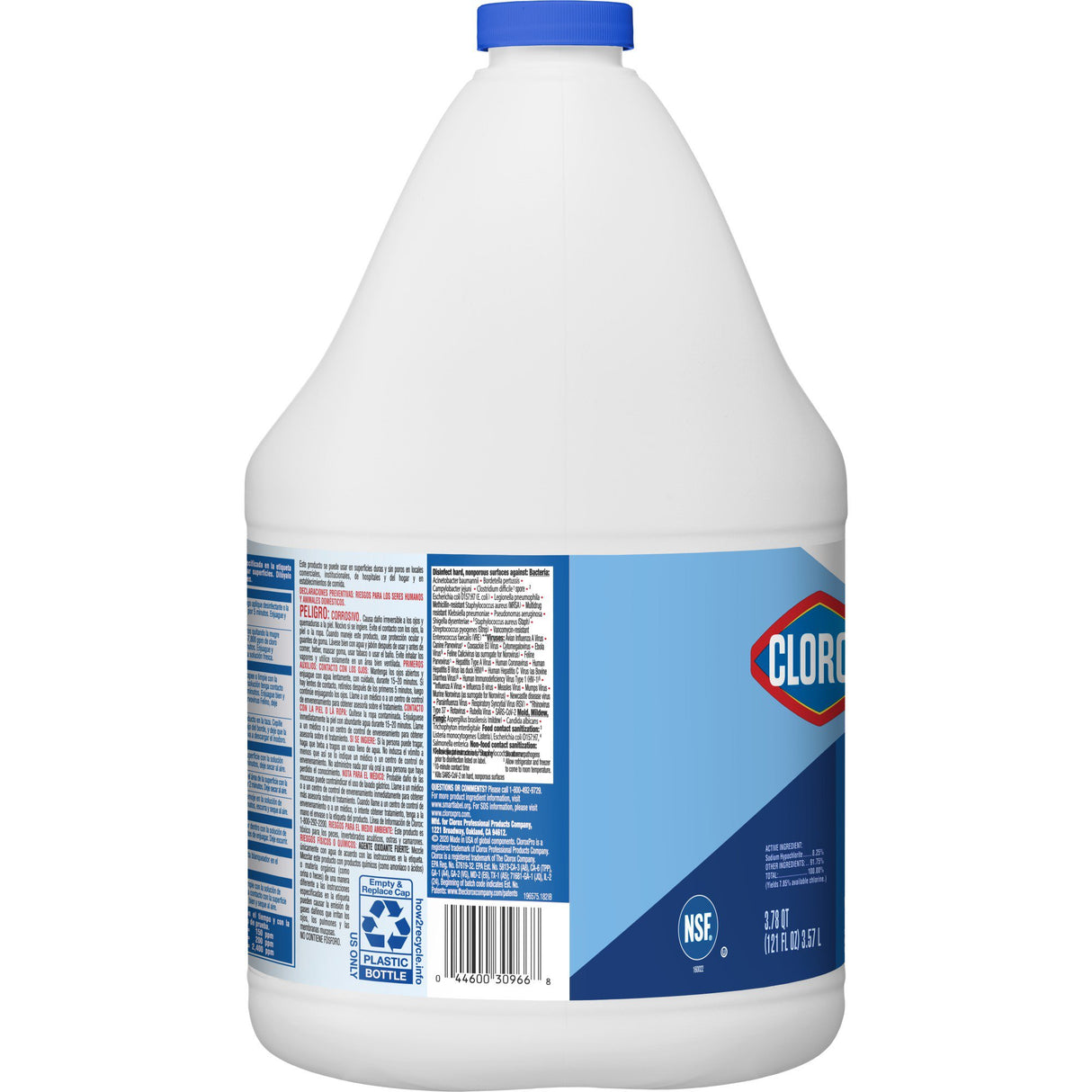 Bleach CloroxPro™ Clorox® Germicidal Manual Pour Liquid Concentrate 121 oz. Jug Chlorine Scent NonSterile - BeHope