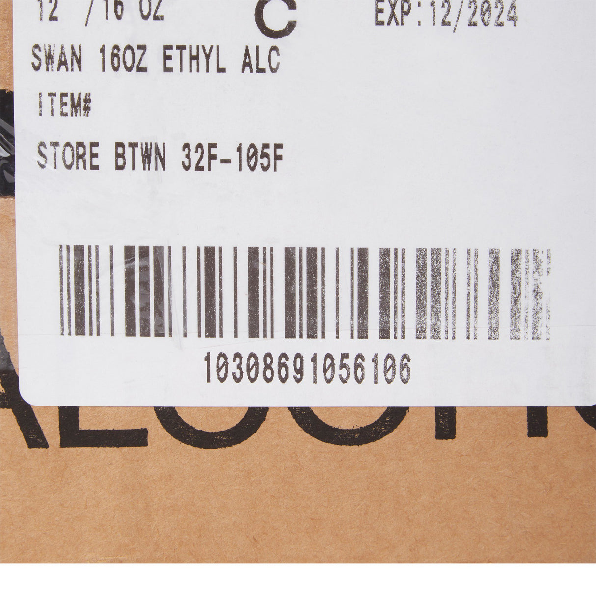 Antiseptic Ethyl Alcohol McKesson Liquid 16 oz. Bottle - BeHope