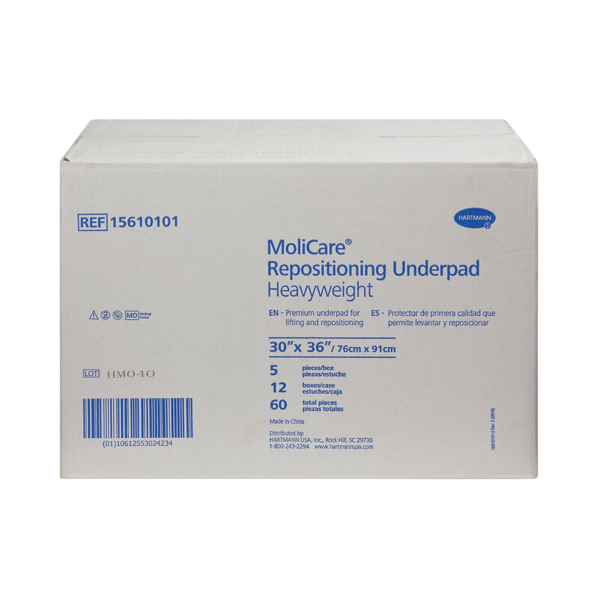Disposable Underpad MoliCare® 30 X 36 Inch Polymer Heavy Absorbency - BeHope