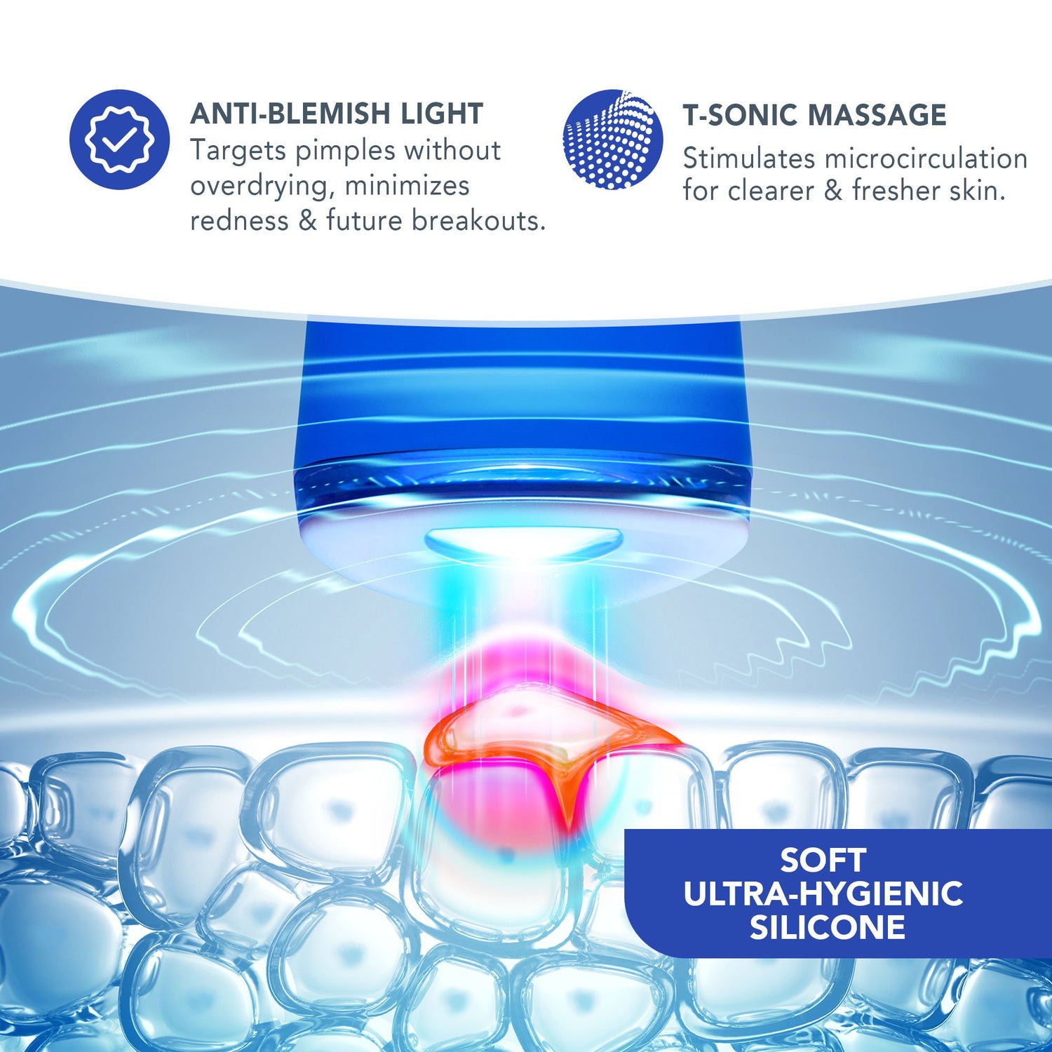 Blue LED Therapy Acne Treatment Device ESPADA™ 2 - BeHope